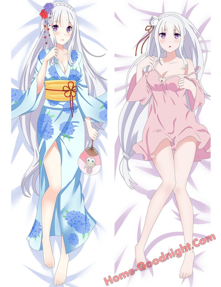 Emilia - Re Zero Long pillow anime japenese love pillow cover